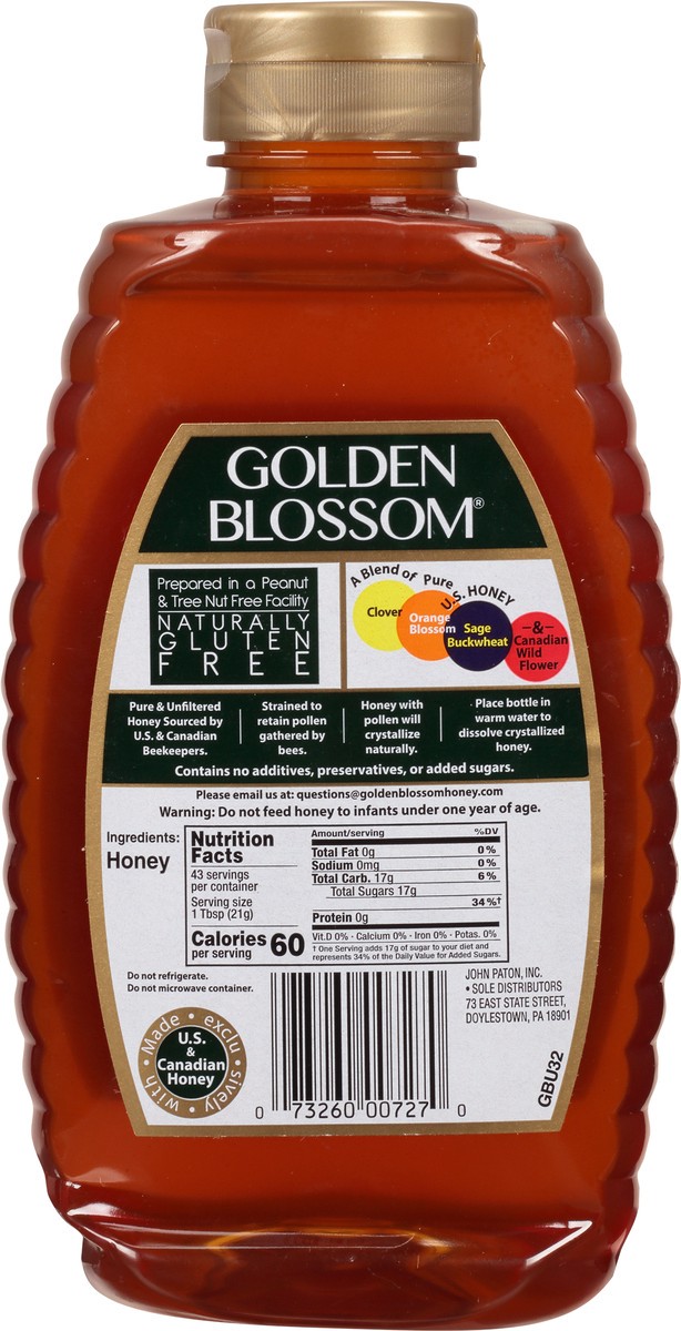 slide 5 of 9, Golden Blossom Honey Pure & Unfiltered Honey 32 oz, 32 oz