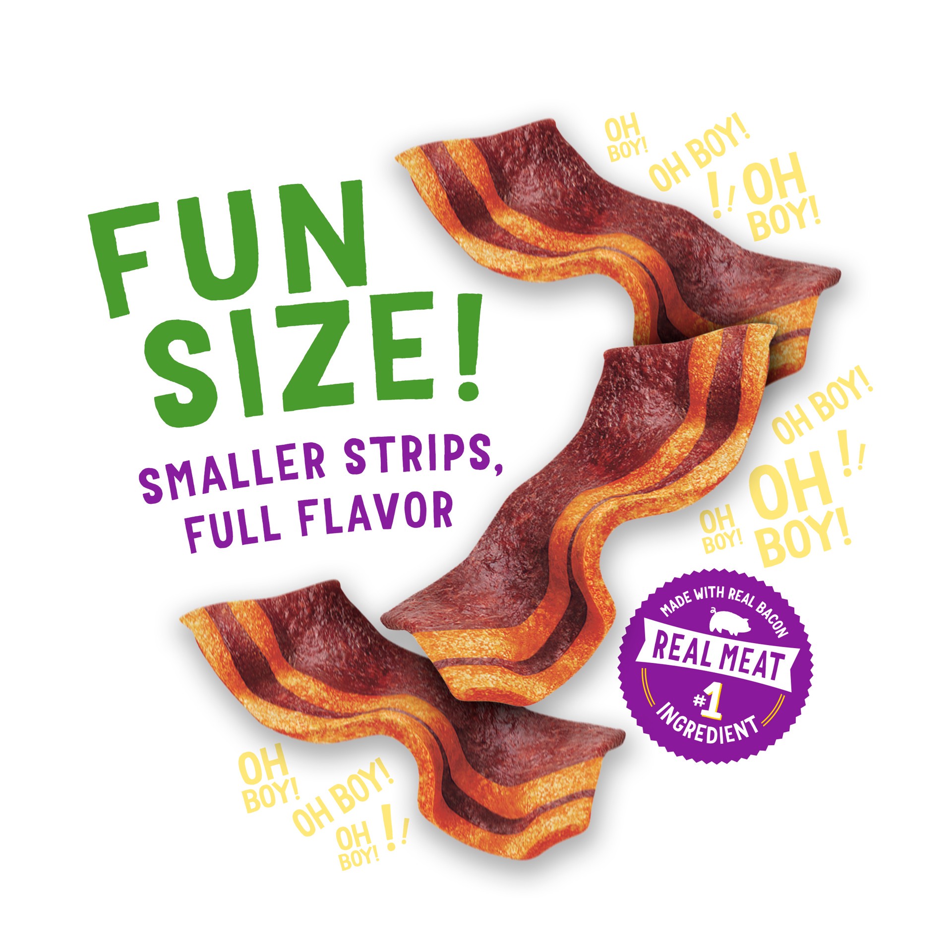 slide 8 of 9, Beggin' Purina Beggin' Dog Treats, Fun Size With Bacon and Cheese Flavor, 6 oz