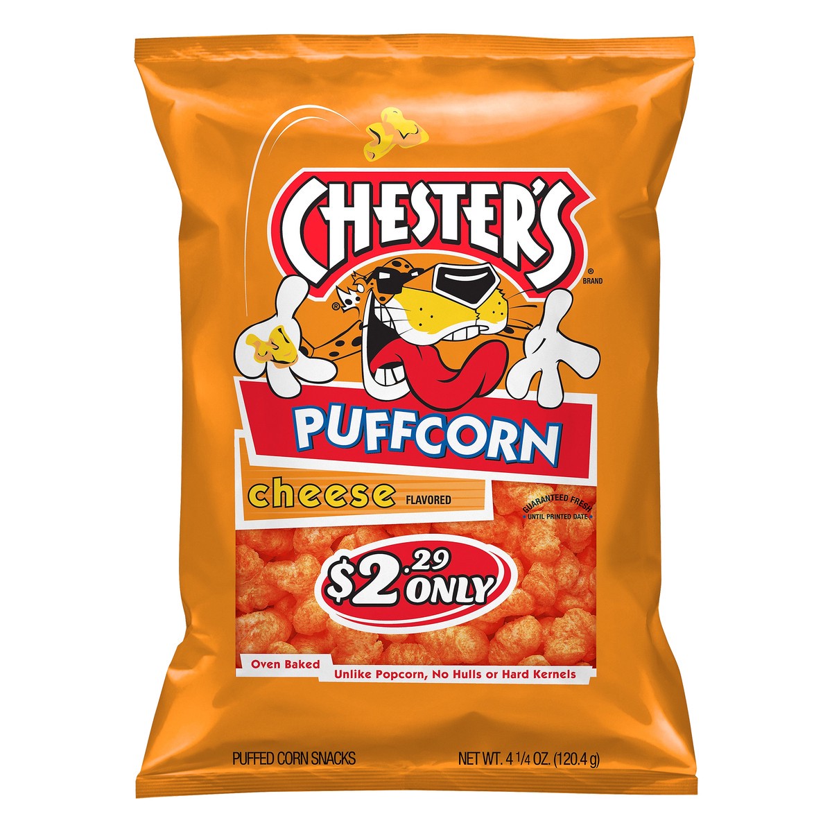 slide 1 of 3, Chester's Cheese Flavored Puffed Corn Snacks 4.25 oz, 4.25 oz