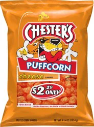 Chester's Cheese Flavored Puffed Corn Snacks 4.25 oz