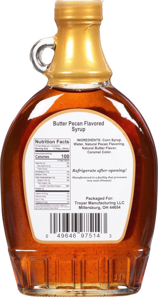 slide 8 of 9, Amish Wedding Butter Pecan Flavored Syrup 12 fl oz, 12 fl oz