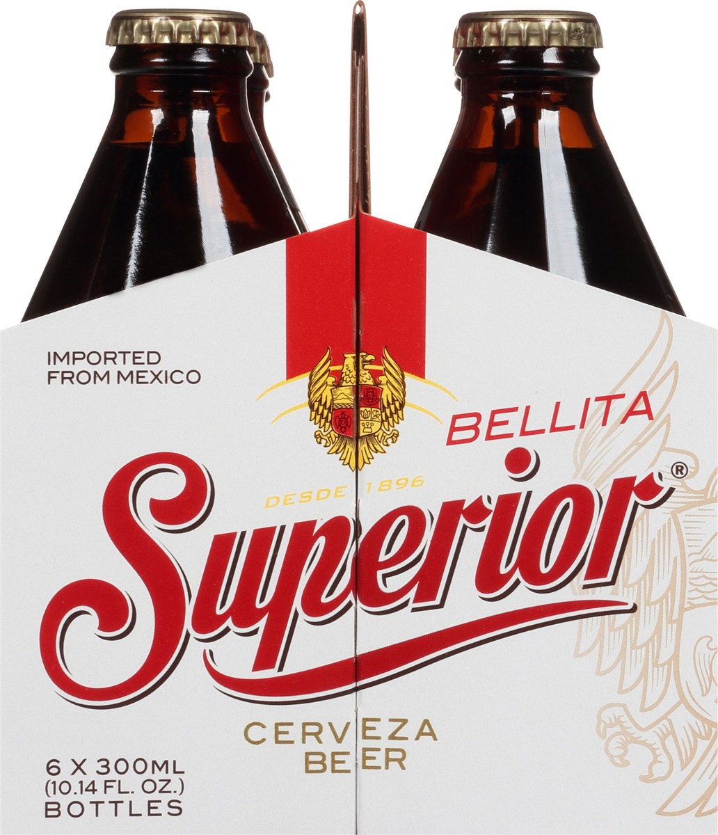 slide 10 of 12, Superior Bellita Mexican Beer, 6 ct; 10.14 oz