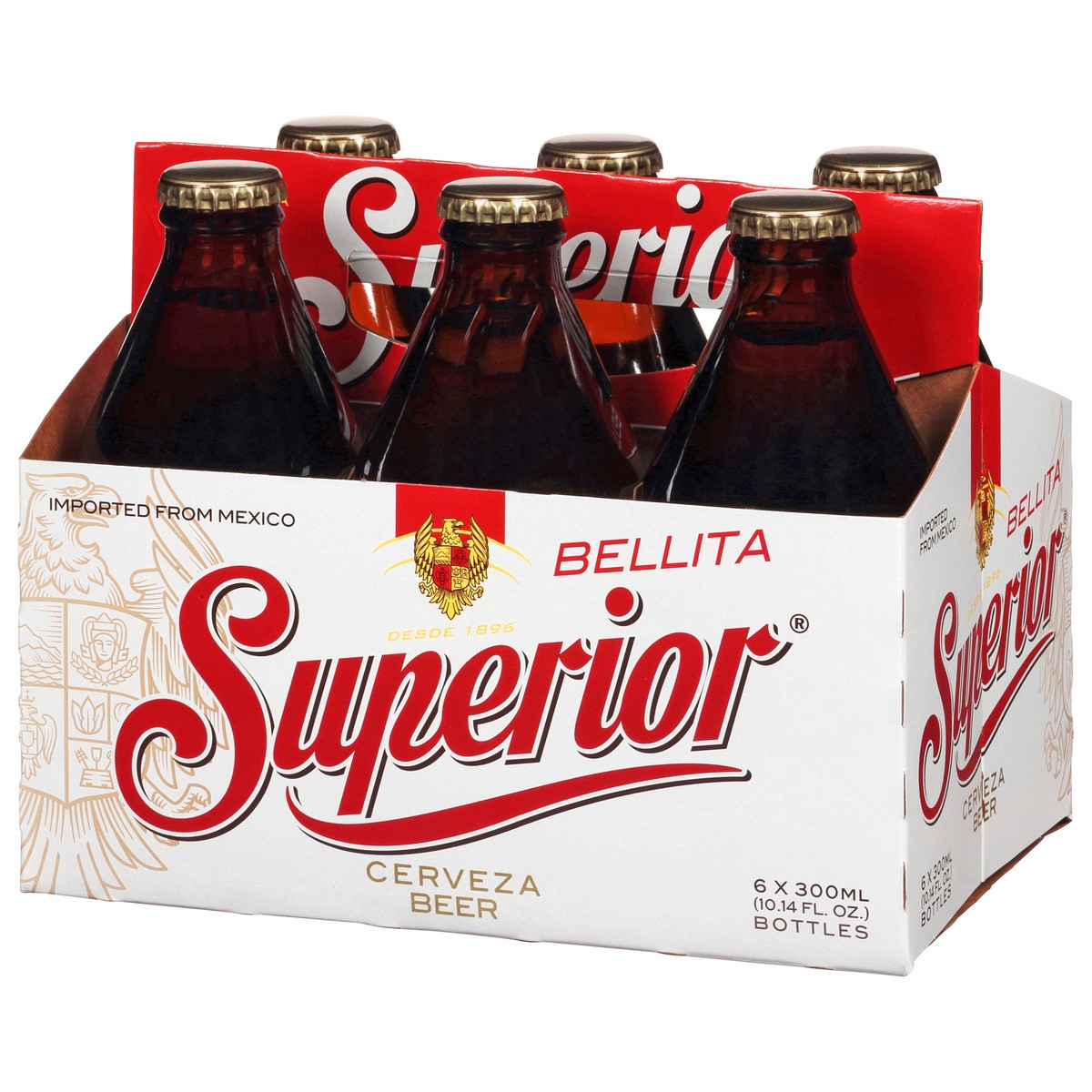 slide 7 of 12, Superior Bellita Mexican Beer, 6 ct; 10.14 oz