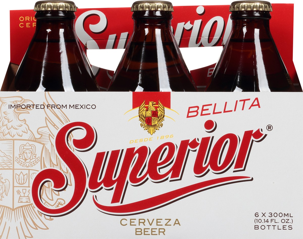 slide 5 of 12, Superior Bellita Mexican Beer, 6 ct; 10.14 oz