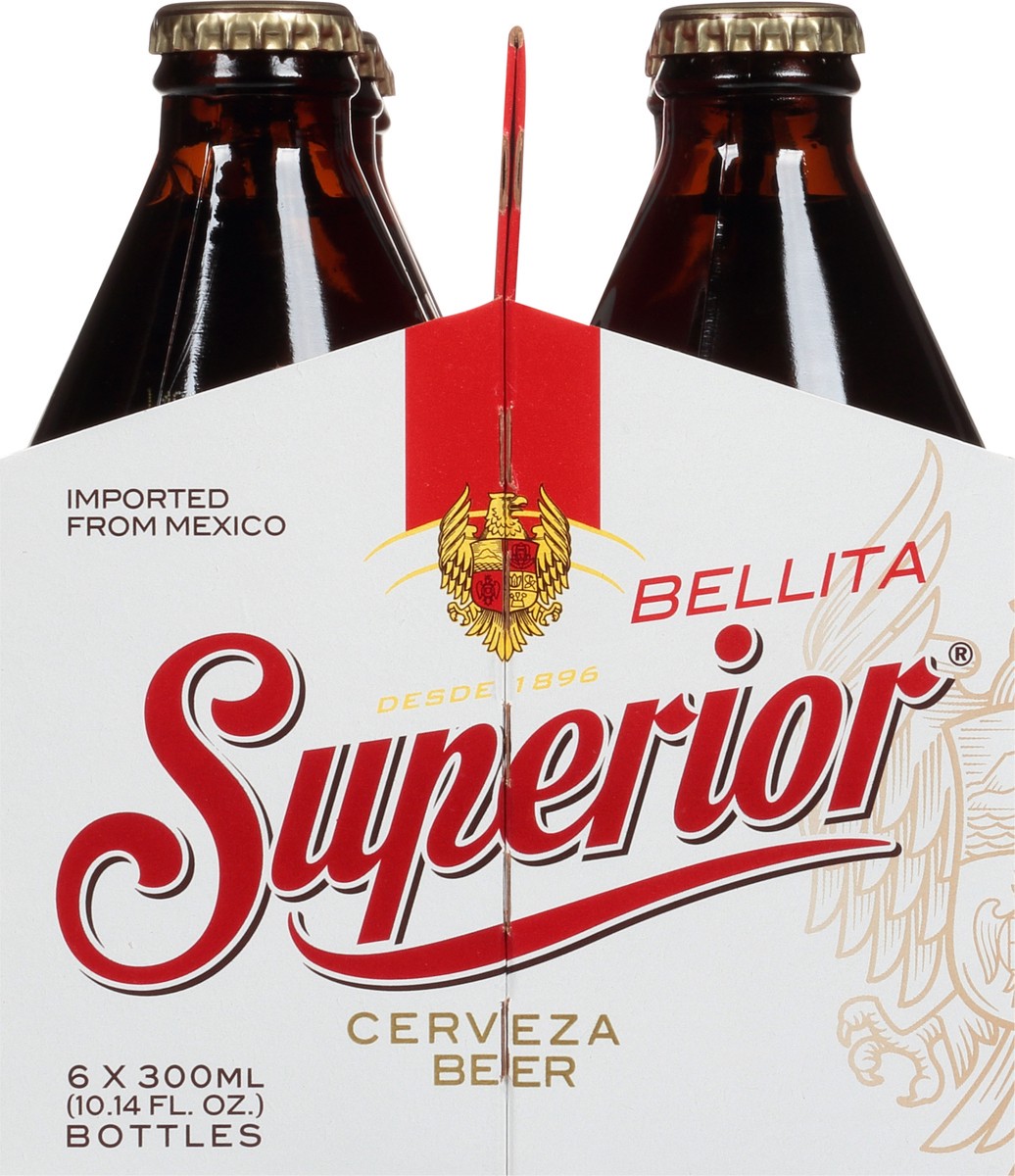 slide 6 of 12, Superior Bellita Mexican Beer, 6 ct; 10.14 oz