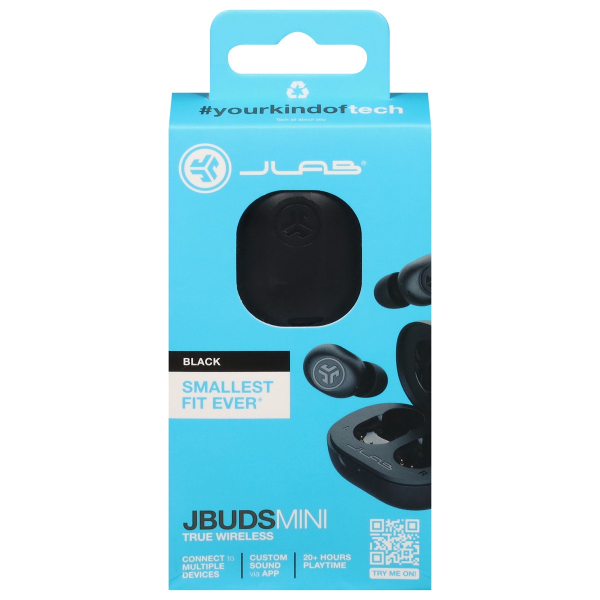 slide 1 of 12, JLab Black JBuds True Wireless Earbuds Mini 1 ea, 1 ct
