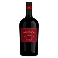 Three Finger Jack Red Blend, Rum Barrel Aged, Lodi California