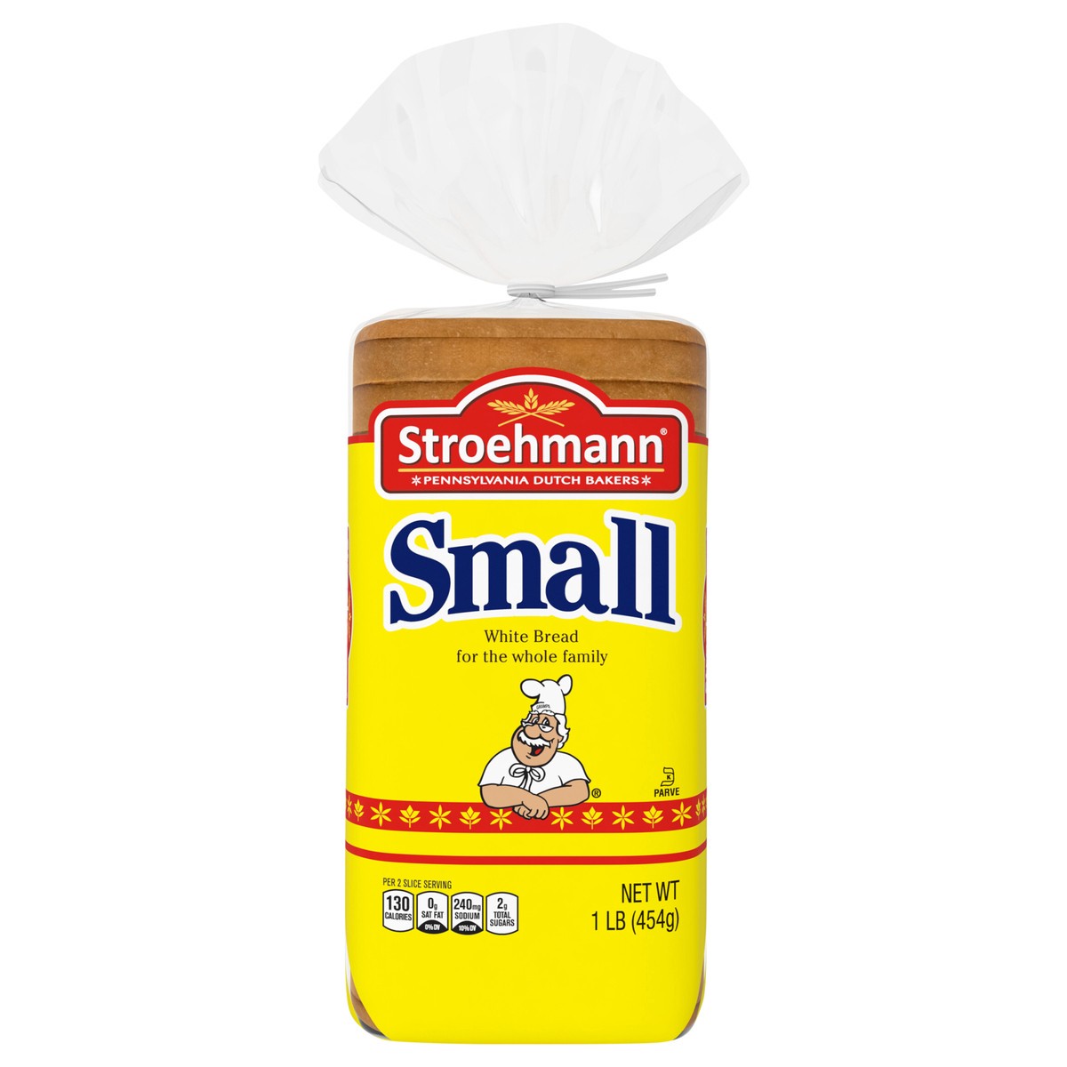 slide 1 of 5, Stroehmann's Bakeries Small White Bread, 16 oz, 1 lb