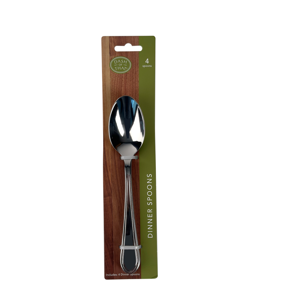 slide 1 of 5, Dash of That® Aston Dinner Spoons, 4 ct