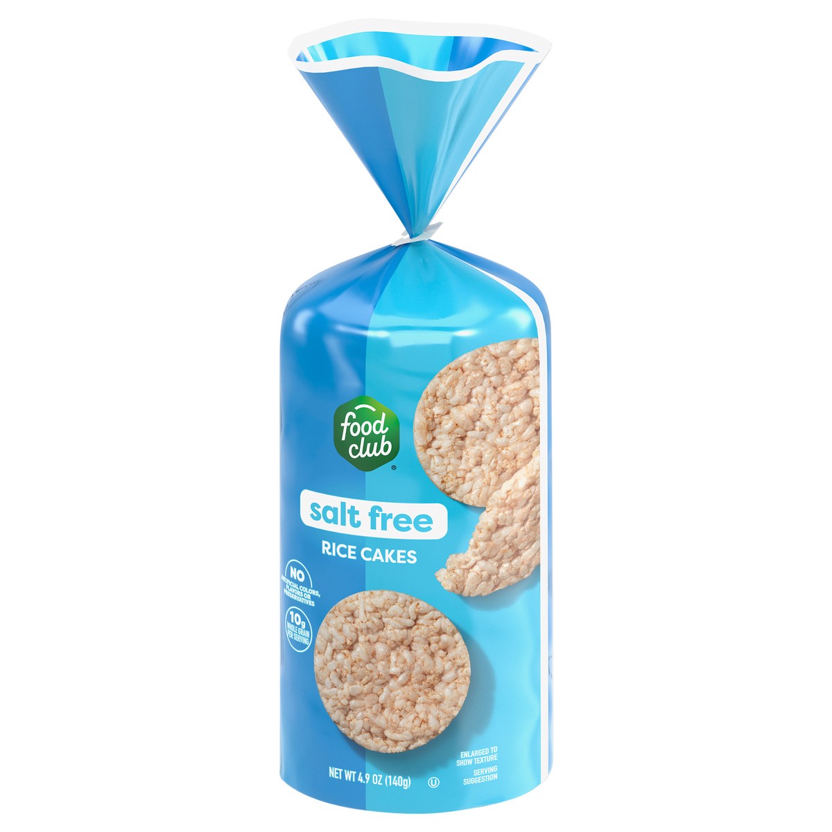 slide 2 of 4, Food Club Salt Free Rice Cakes, 4.9 oz