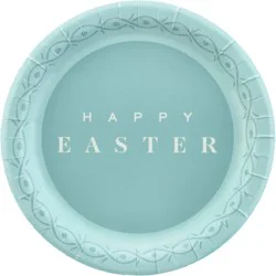 Destination Holiday Happy Easter Paper Plates, 9 in