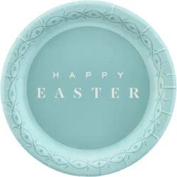 Destination Holiday Happy Easter Paper Plates, 9 in