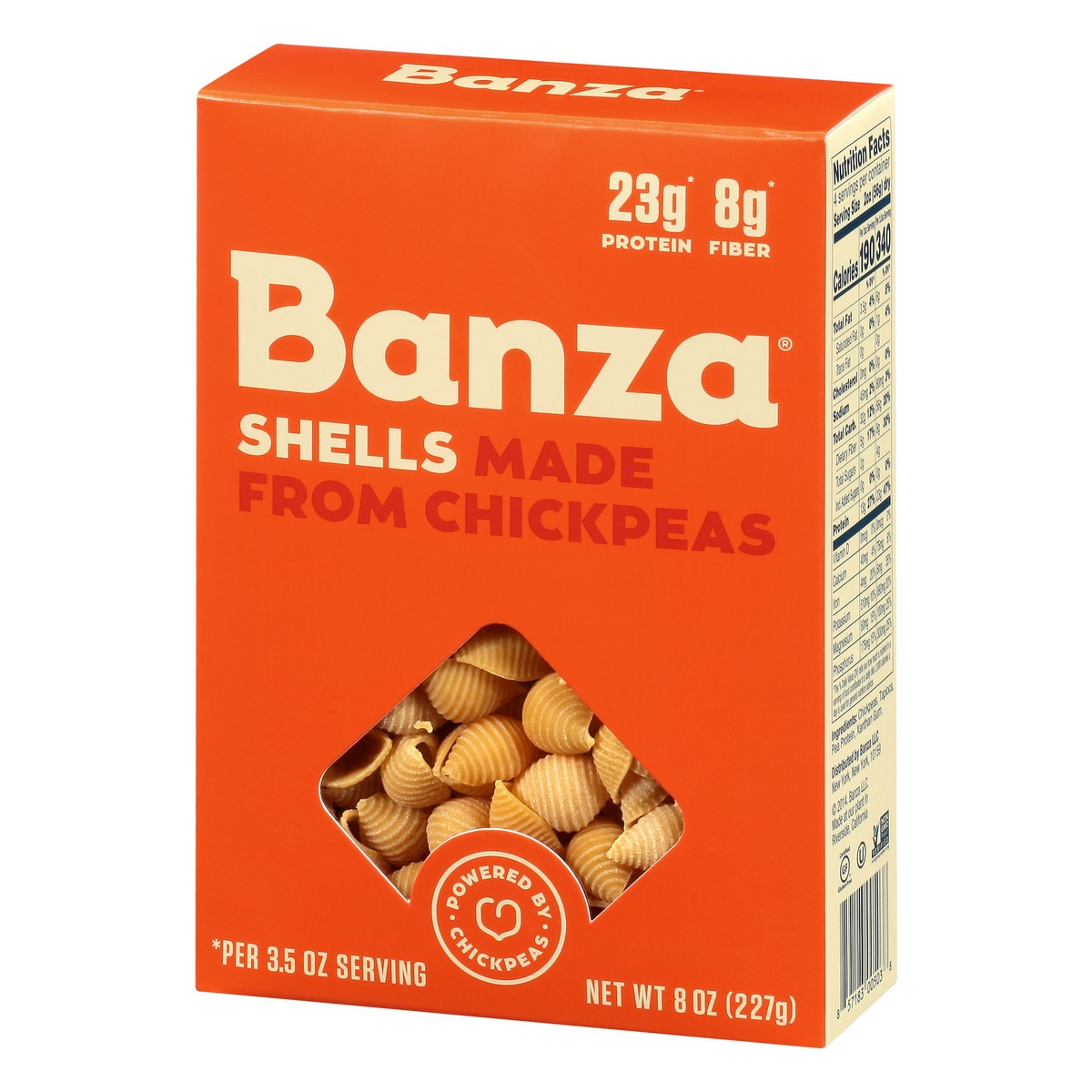 slide 3 of 11, Banza Chickpea Pasta Shells, 8 oz
