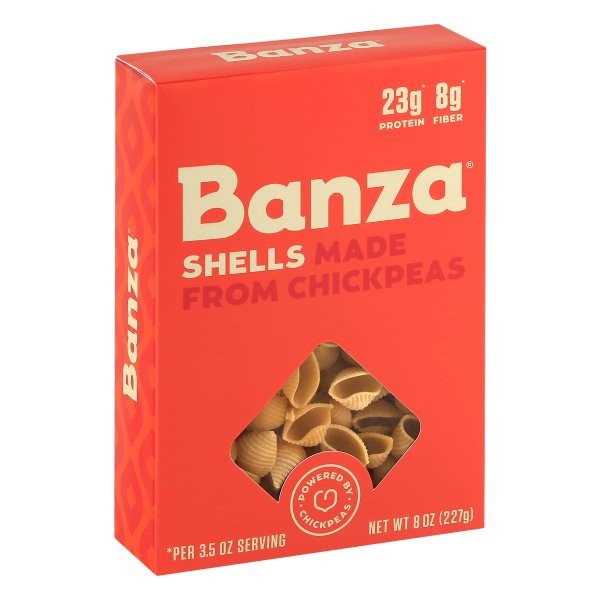 slide 1 of 11, Banza Chickpea Pasta Shells, 8 oz