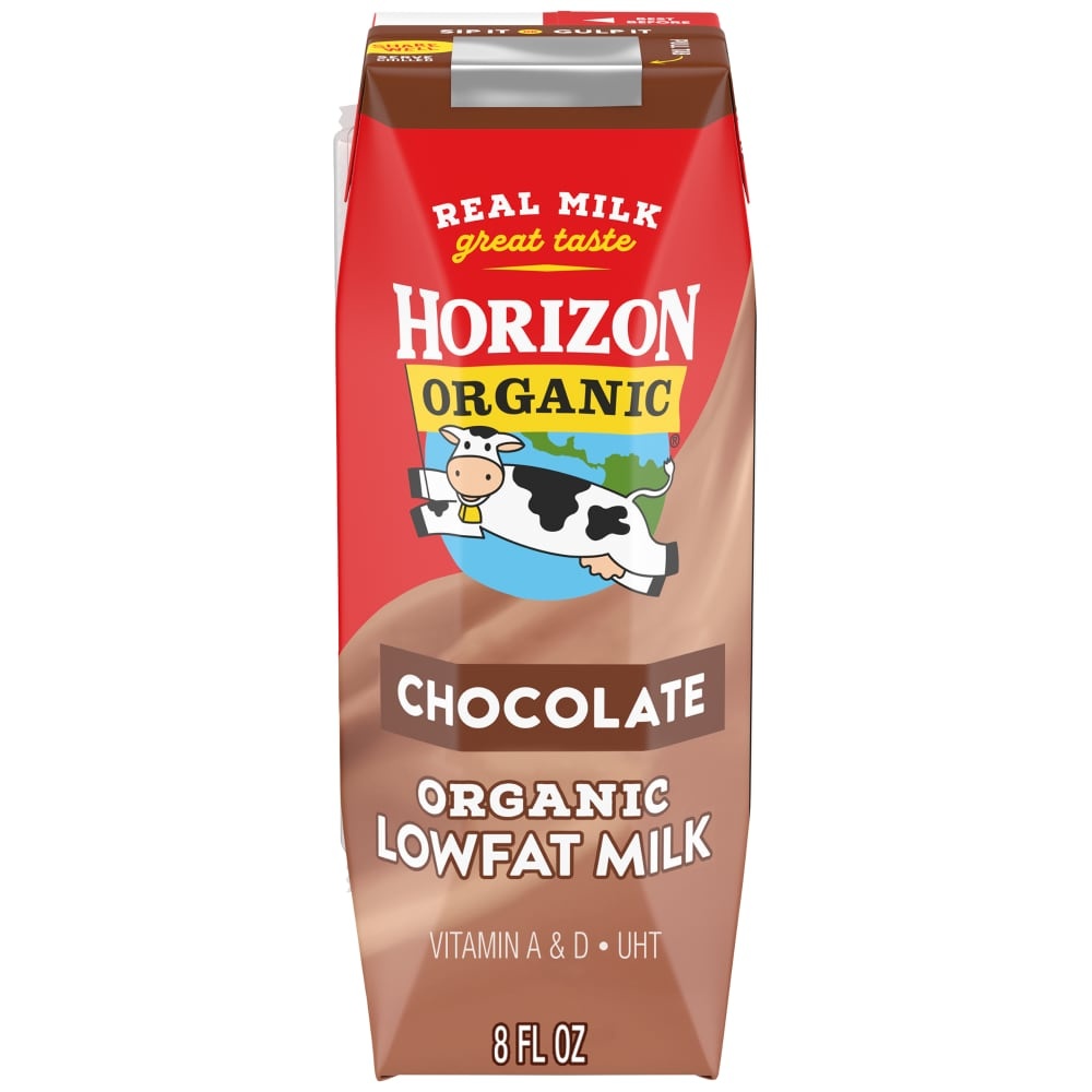 slide 1 of 9, Horizon Organic Reduced Fat Chocolate Milk, 8 fl oz