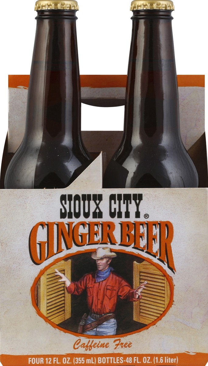 slide 3 of 4, Sioux City Ginger Beer - 4 ct, 4 ct