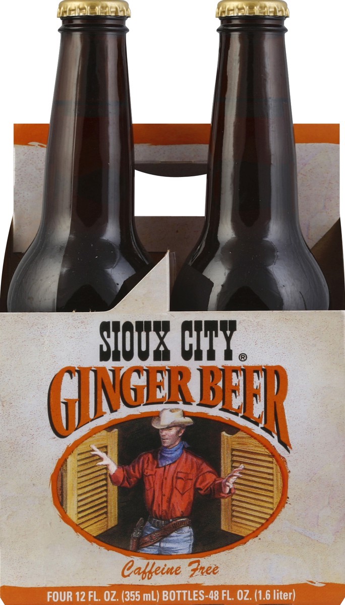 slide 1 of 4, Sioux City Ginger Beer - 4 ct, 4 ct