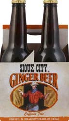 Sioux City Ginger Beer - 4 ct