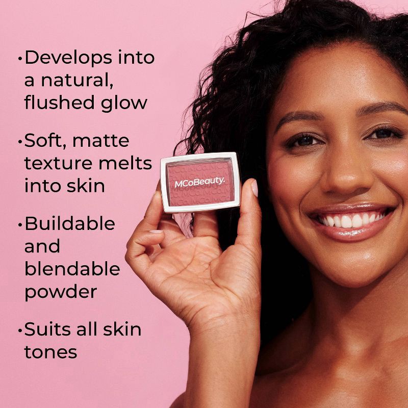 slide 3 of 8, MCoBeauty Glow Up PH Powder Blush - Blush Red - 0.16oz, 0.16 oz