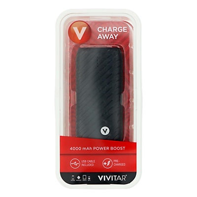 slide 1 of 1, Vivitar Mobile Candy 4000 Mah Power Bank Black, 1 ct