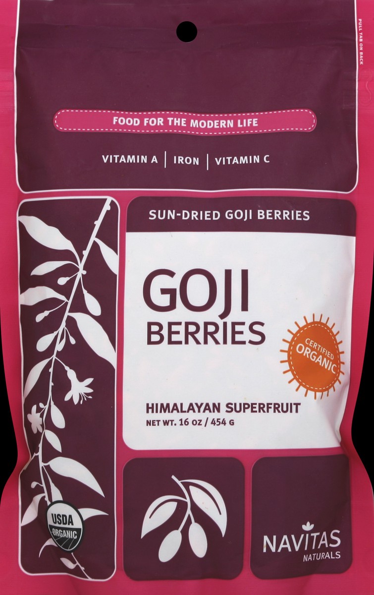 slide 4 of 4, Navitas Goji Berries 16 oz, 16 oz