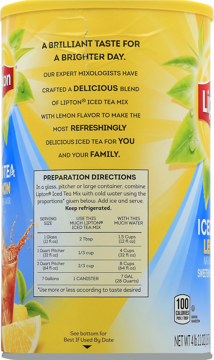 slide 5 of 11, Lipton Iced Tea Mix - 66.10 oz, 66.10 oz