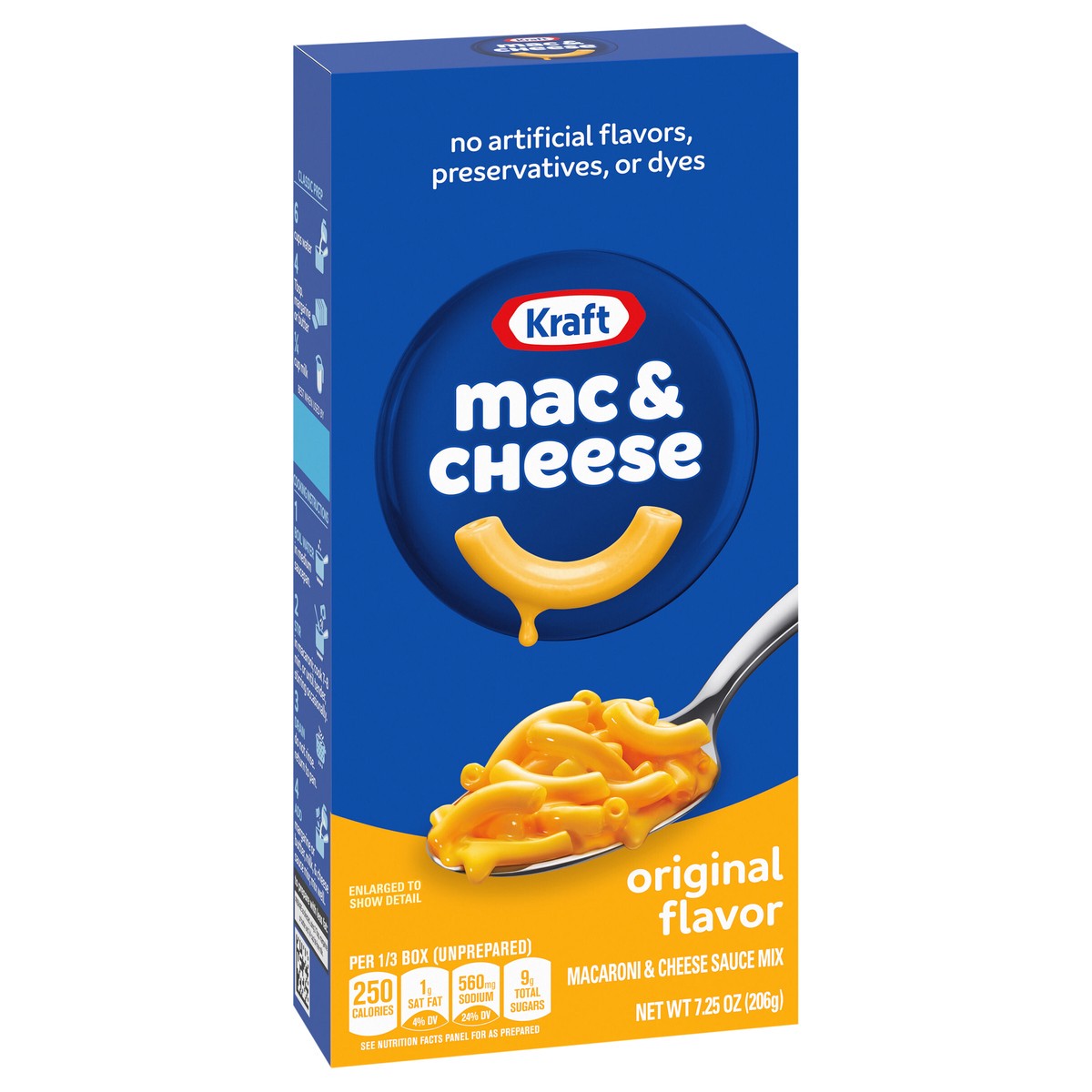 slide 8 of 9, Kraft Original Mac & Cheese Macaroni and Cheese Dinner, 7.25 oz Box, 7.25 oz