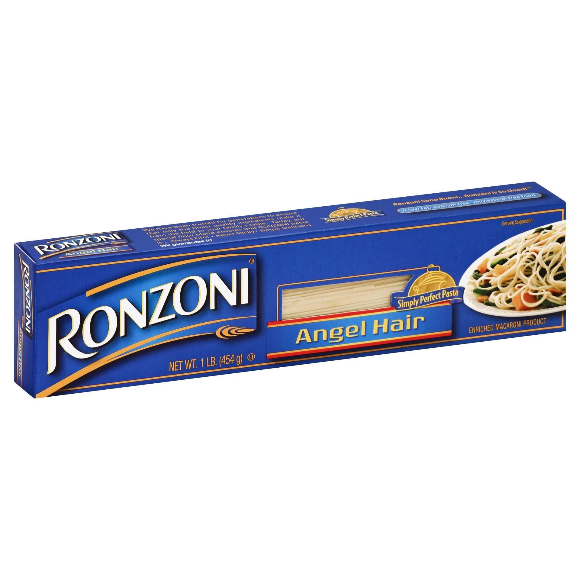 slide 1 of 8, Ronzoni Angel Hair Pasta, 16 oz