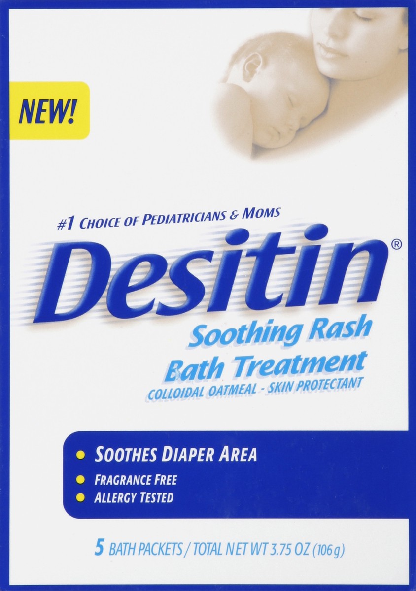 slide 1 of 7, Desitin Rash Bath Treatment 5 ea, 5 ct