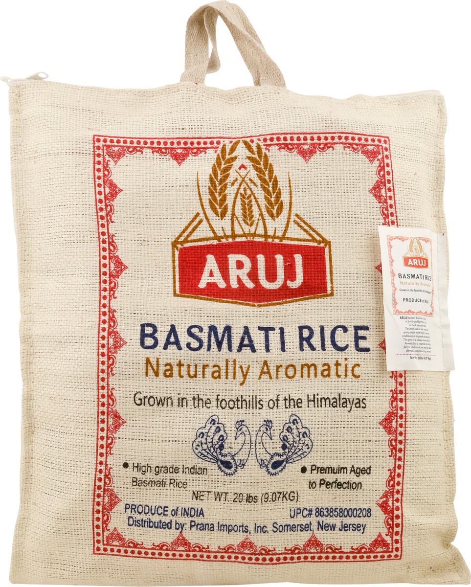 slide 12 of 14, Aruj Basmati Rice 20 lb, 20 lb