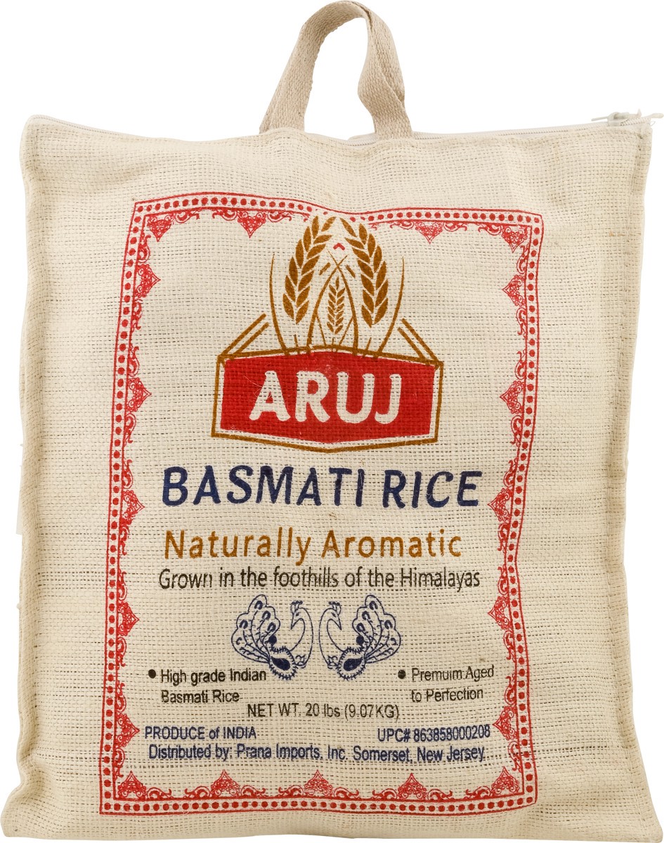 slide 8 of 14, Aruj Basmati Rice 20 lb, 20 lb