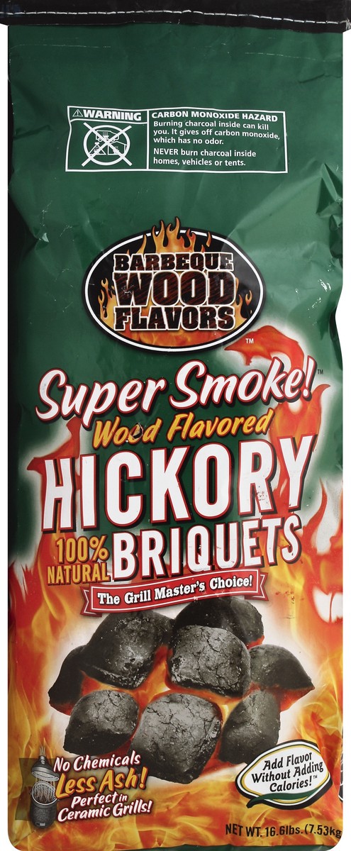 slide 1 of 6, Barbeque Wood Flavors Briquets 16.6 lb, 16.6 lb