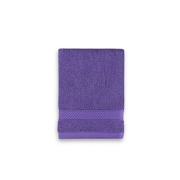 slide 1 of 1, Wamsutta Hygro Duet Washcloth - Grape, 1 ct