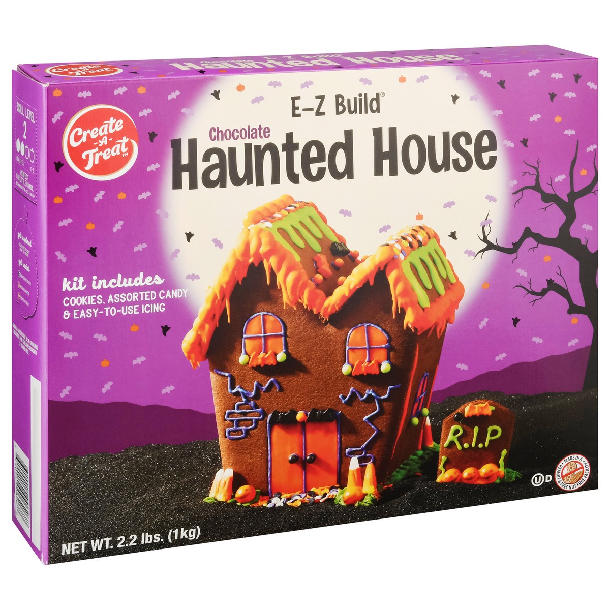 slide 11 of 13, Create A Treat E-Z Build Haunted House Cookie Kit 1 ea, 1 ct