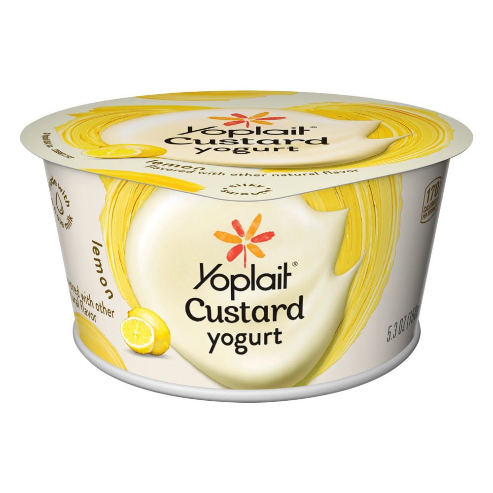 slide 1 of 1, Yoplait Custard Yogurt Lemon, 5.3 oz