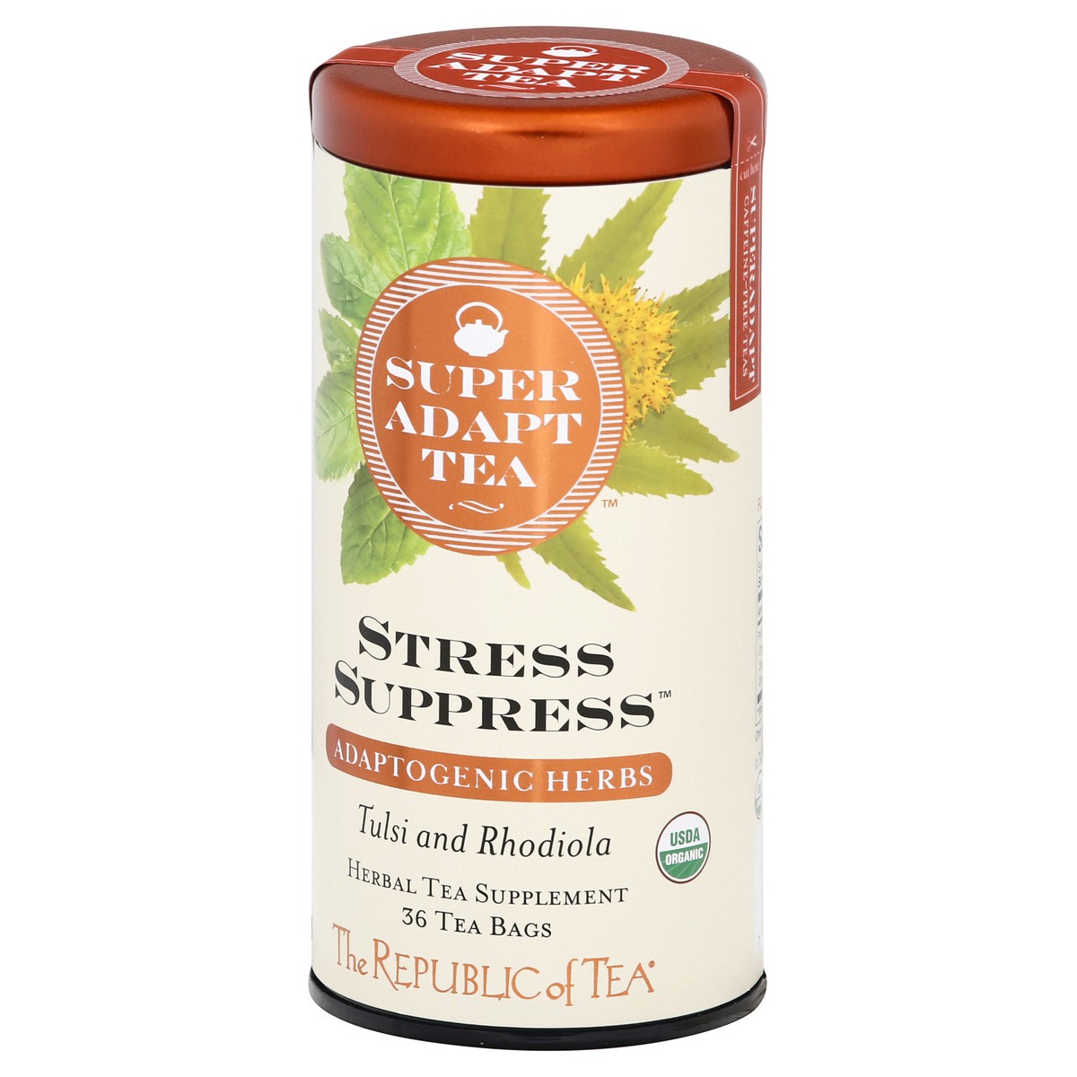 slide 2 of 9, The Republic of Tea Bags Stress Suppress Super Adapt Tea- 36 ct, 36 ct