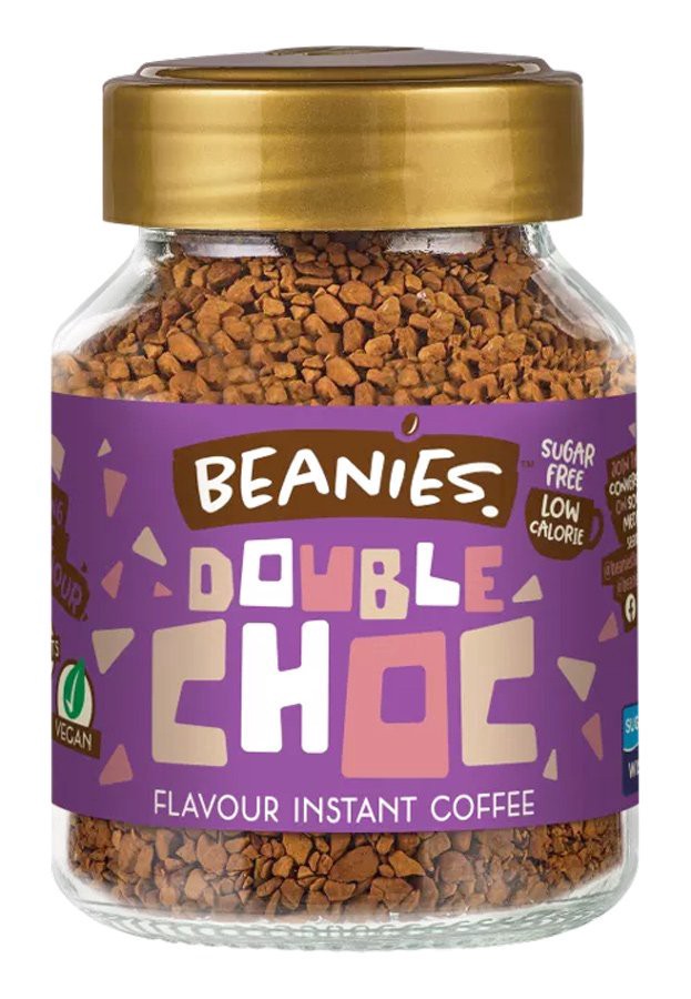 slide 1 of 1, Beanies Double Chocolate Instant Coffee, 50 gram