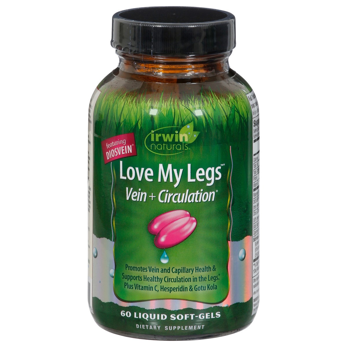 slide 1 of 9, Irwin Naturals Vein + Circulation Love My Legs 60 Softgels, 60 ct