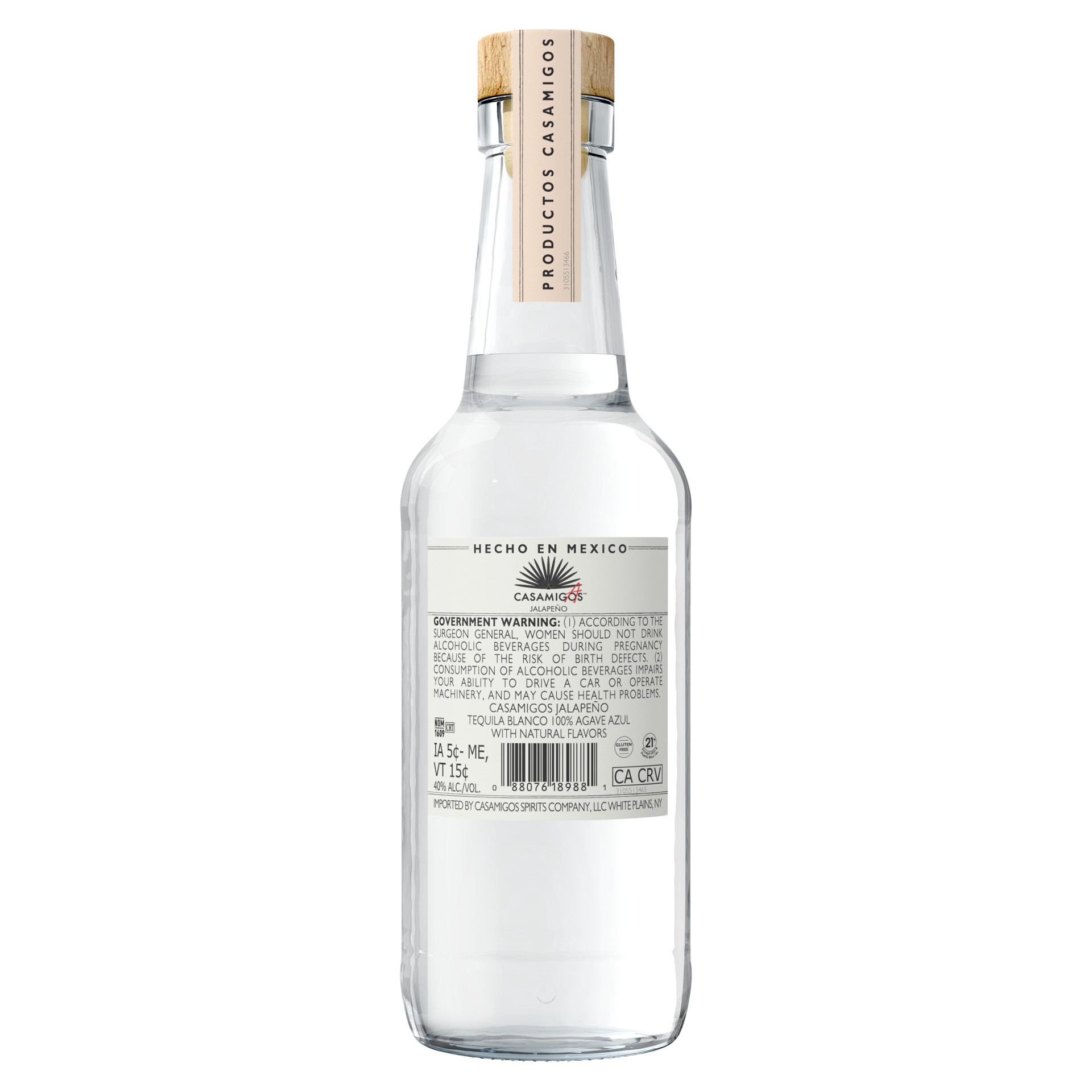 slide 2 of 3, Casamigos Jalapeno Blanco, 375 ml