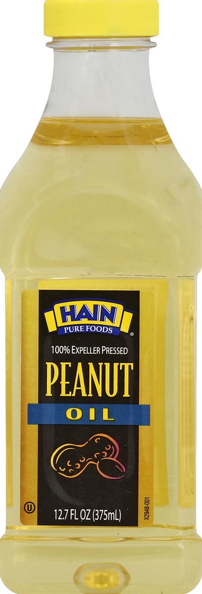 slide 1 of 6, Hain Pure Foods Peanut Oil 12.7 oz, 12.7 oz