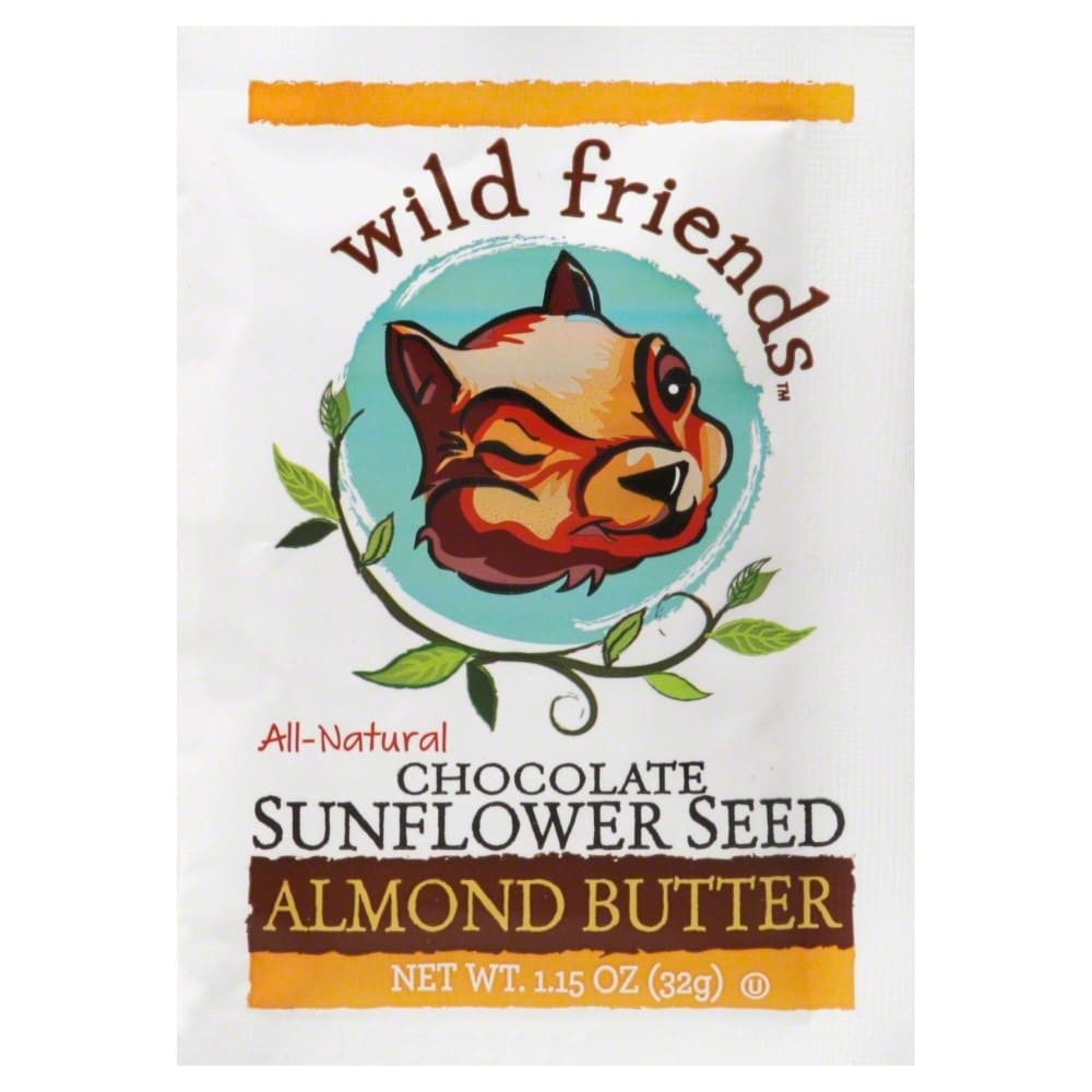 slide 1 of 1, Wild Friends Chocolate Sunflower Seed Almond Butter, 1.15 oz