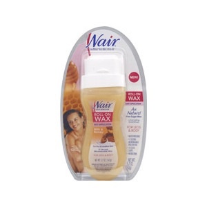 slide 1 of 1, Nair Hair Remover Roll-On Wax Easy Application For Legs & Body Milk & Honey, 5.7 oz; 162 gram