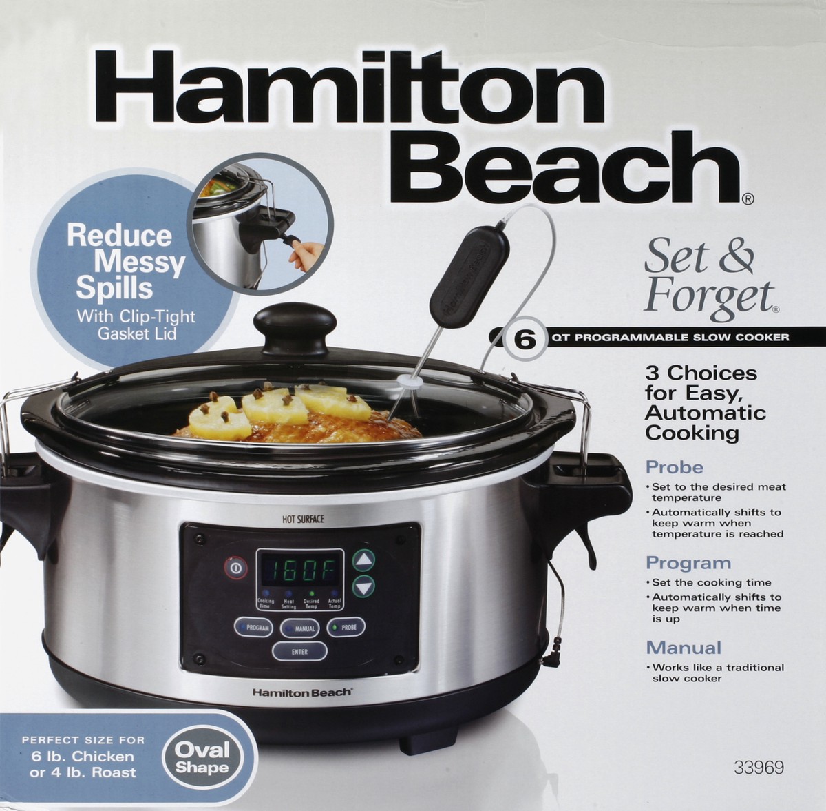 slide 1 of 5, Hamilton Beach Slow Cooker 1 ea, 1 ct