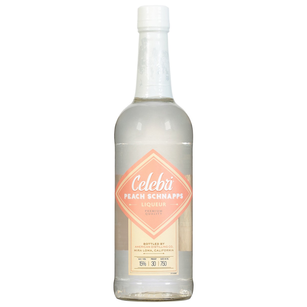 slide 2 of 12, Celebri Peach Schnapps Liqueur 750 ml, 750 ml