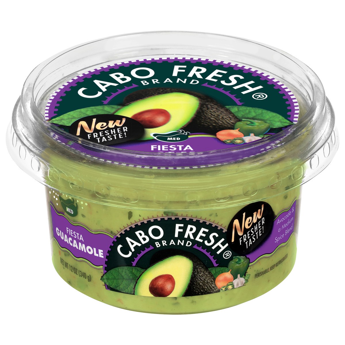 slide 1 of 3, Cabo Fresh Fiesta Guacamole - 12 oz, 12 oz