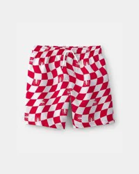 Carter's Boys Marvel Spider-Man Swim Trunks - Red/White, Size 12