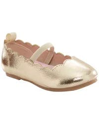 Carter's Toddler Ballet Flats Gold 12