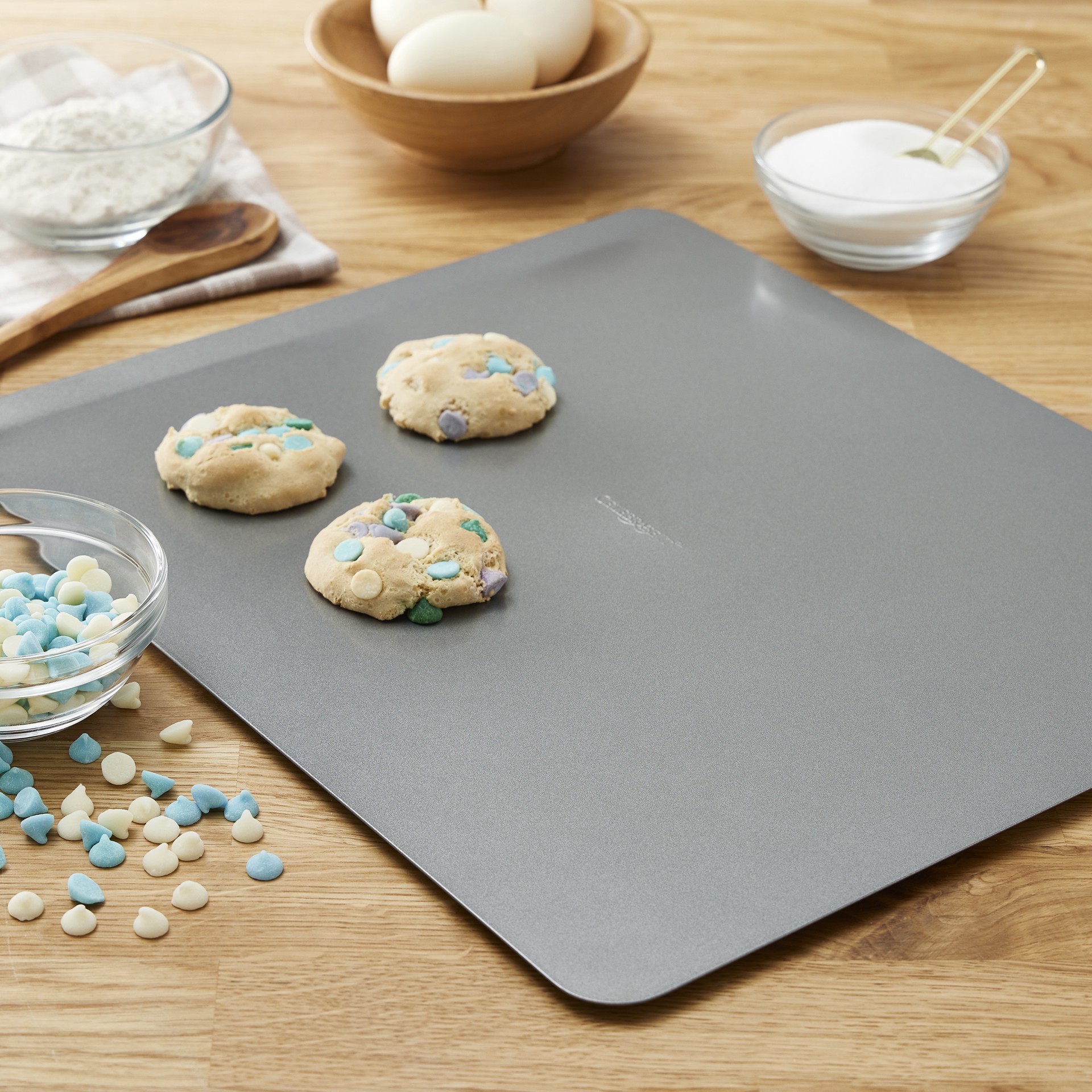 slide 6 of 6, Non-Stick Jumbo Cookie Sheet By Celebrate It, 15.9 in x 13.8 in