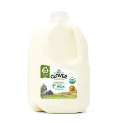 Clover Sonoma 1% Low Fat Organic Pasture Raised Milk, 1 gal