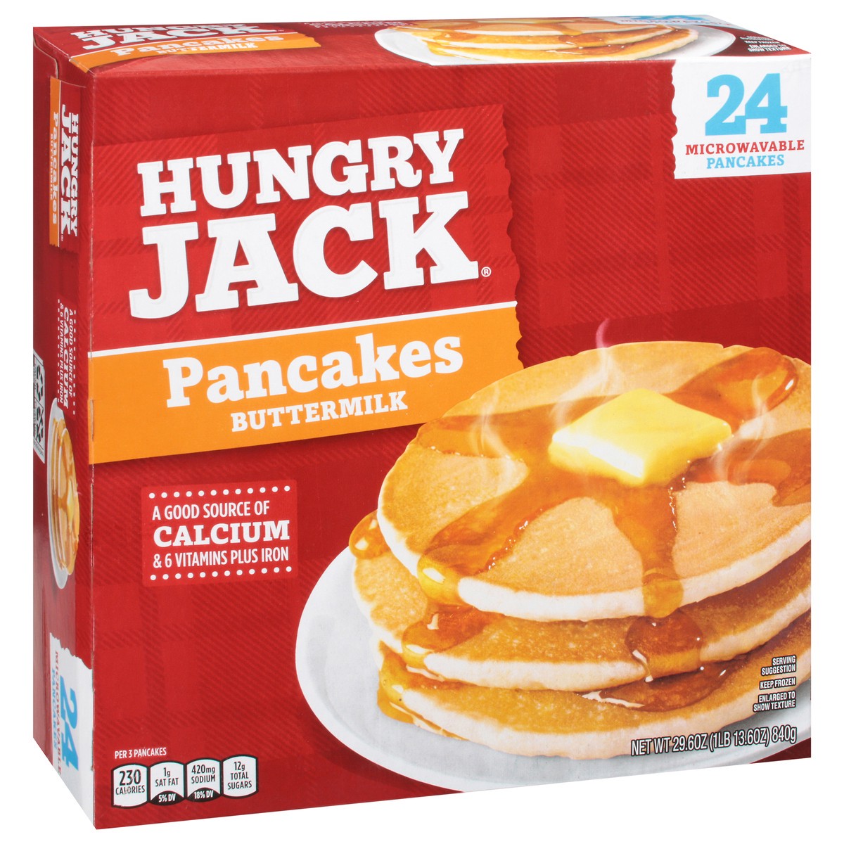 slide 2 of 14, Hungry Jack Buttermilk Pancakes 24 ea, 24 ct